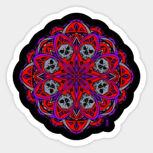 Skull mandala Sticker